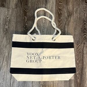 NWOT’s-Yoox Net-A-Porter Group Canvas Tote Bag